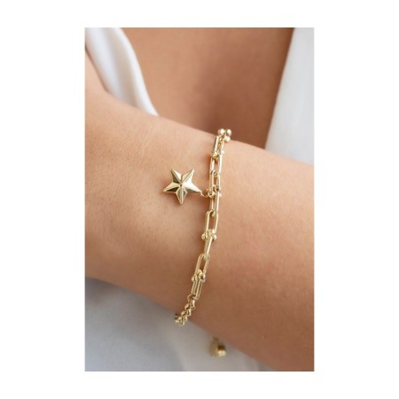 Yıldız Tasarım 14 Ayar Altın Bileklik 